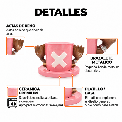 Taza Sombrero de Paja Luffy