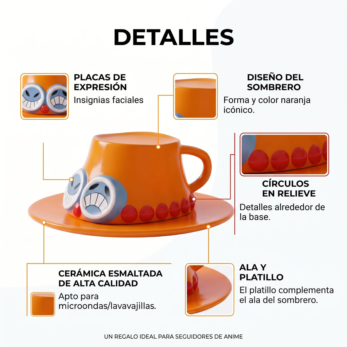 Taza Sombrero de Paja Luffy